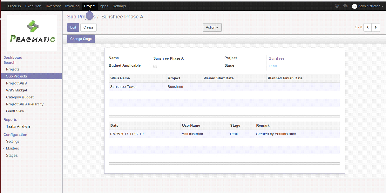 pragmatic project plannng and gantt chart